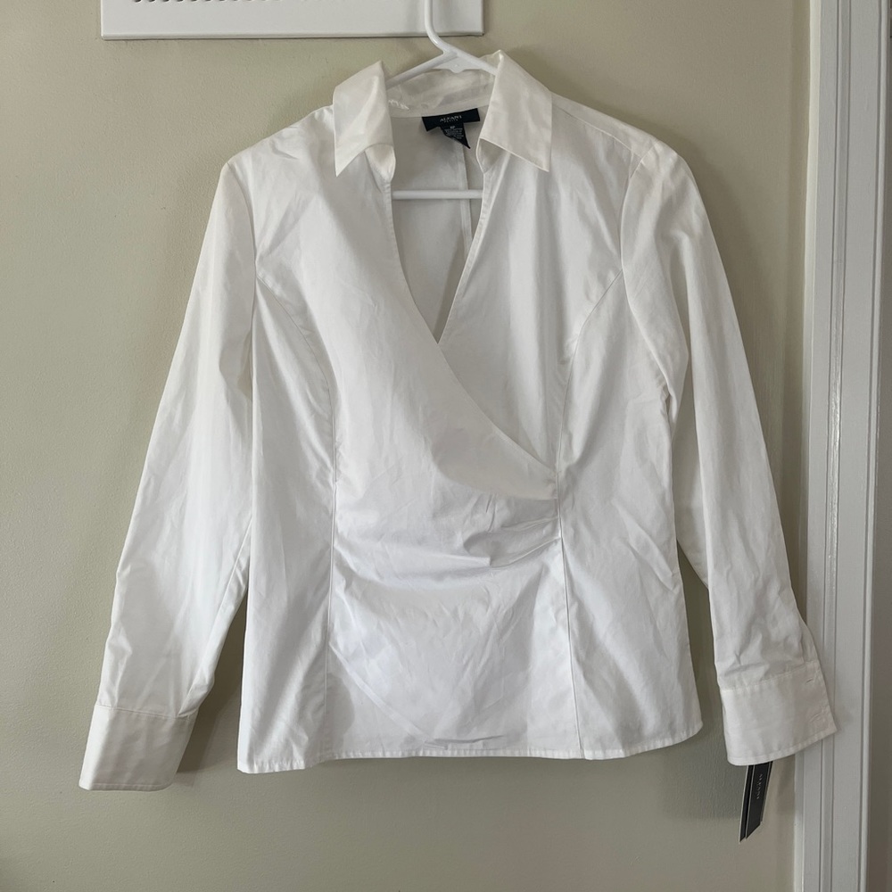 Alfani White Blouse